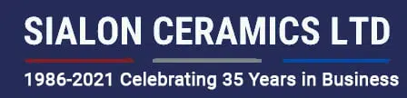 Logo Sialon Ceramics BLUE 35 years 2